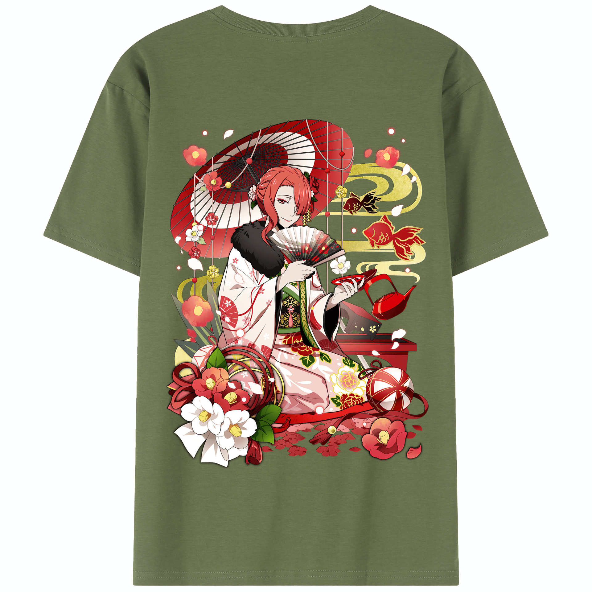 （画像用） 文豪ストレイドッグス Bungo Stray Dogs 綿100％半袖Tシャツ（背面プリント）